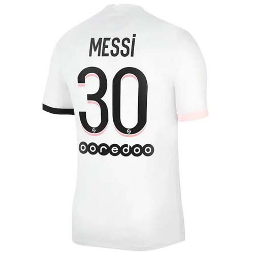 Camiseta Paris Saint Germain NO.30 Messi 2ª 2021/22