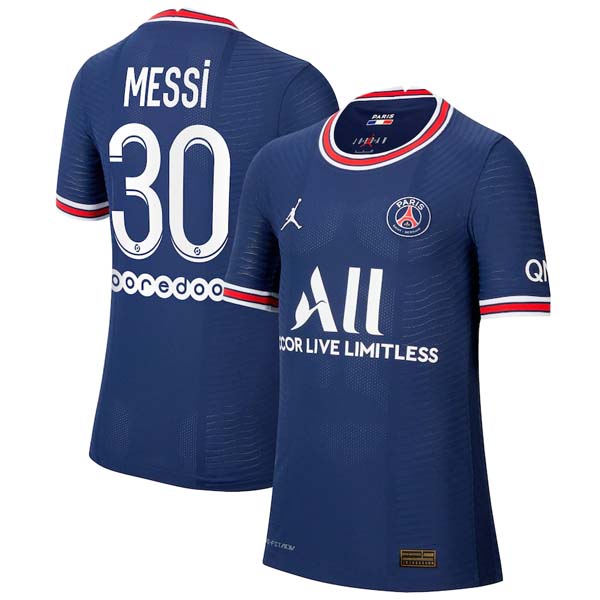 Camiseta Paris Saint Germain NO.30 Messi 1ª Niño 2021/22 Azul